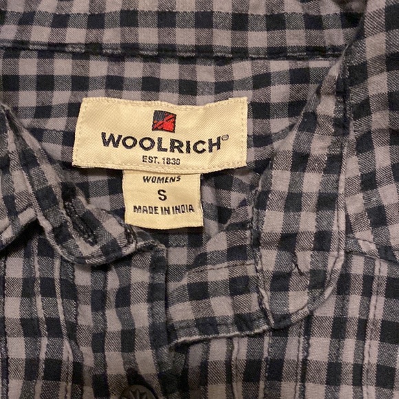 Woolrich Buffalo Plain Pintuck Top with Tie Back - Picture 5 of 5